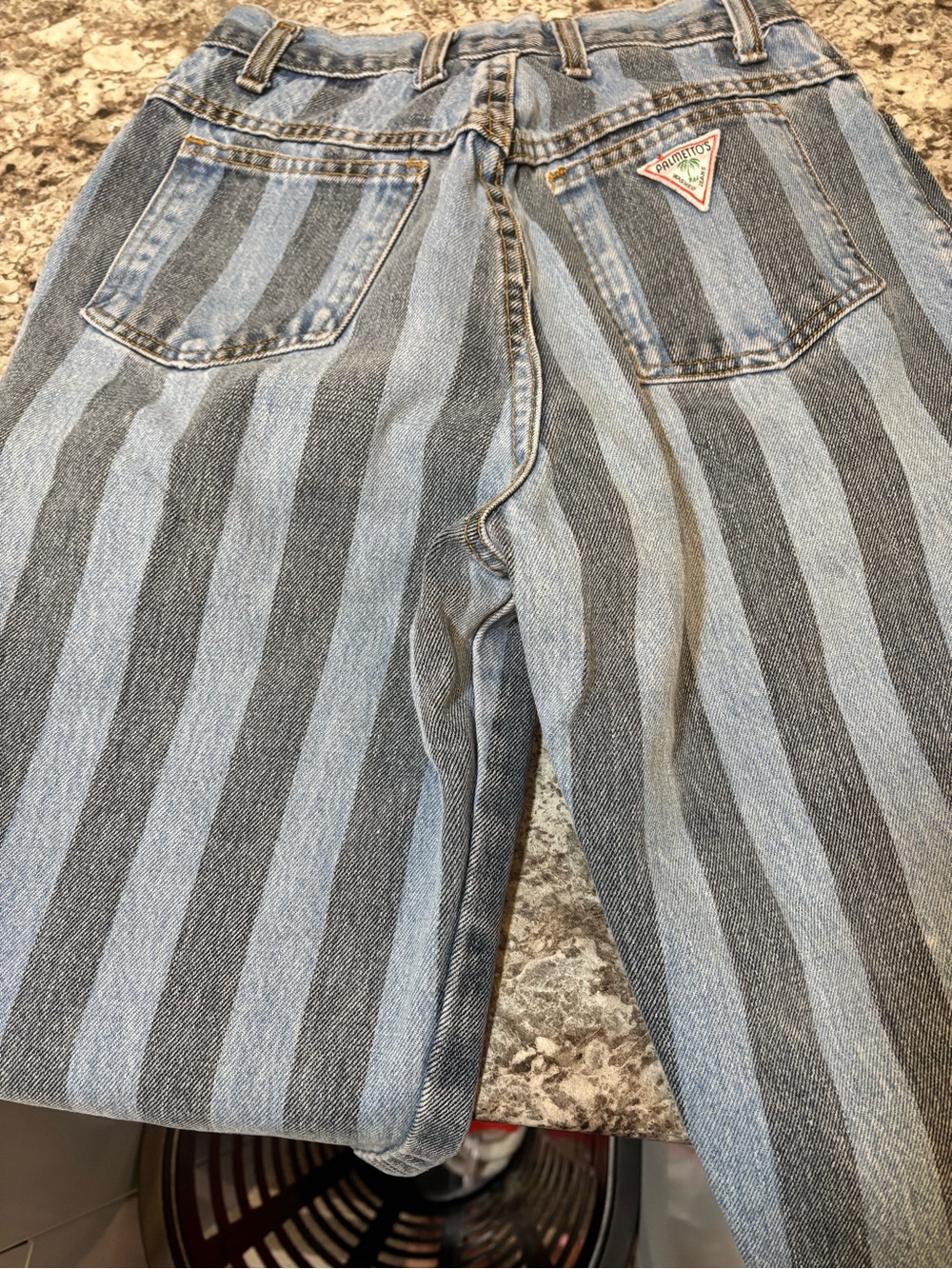 Vintage Palmetto’s Striped Denim Jeans